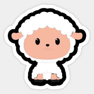 Adorable little sheep Sticker